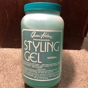 Queen Helene Professional Hair Styling Gel, NORMAL, Green 5lbs / 80oz